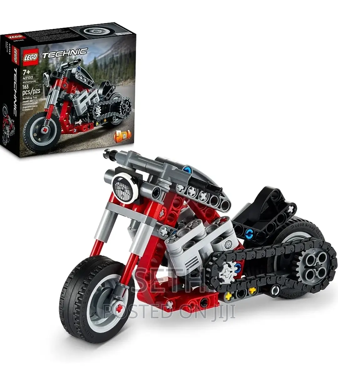 LEGO Technic Motorcycle to Adventure Bike Building Kit 42132