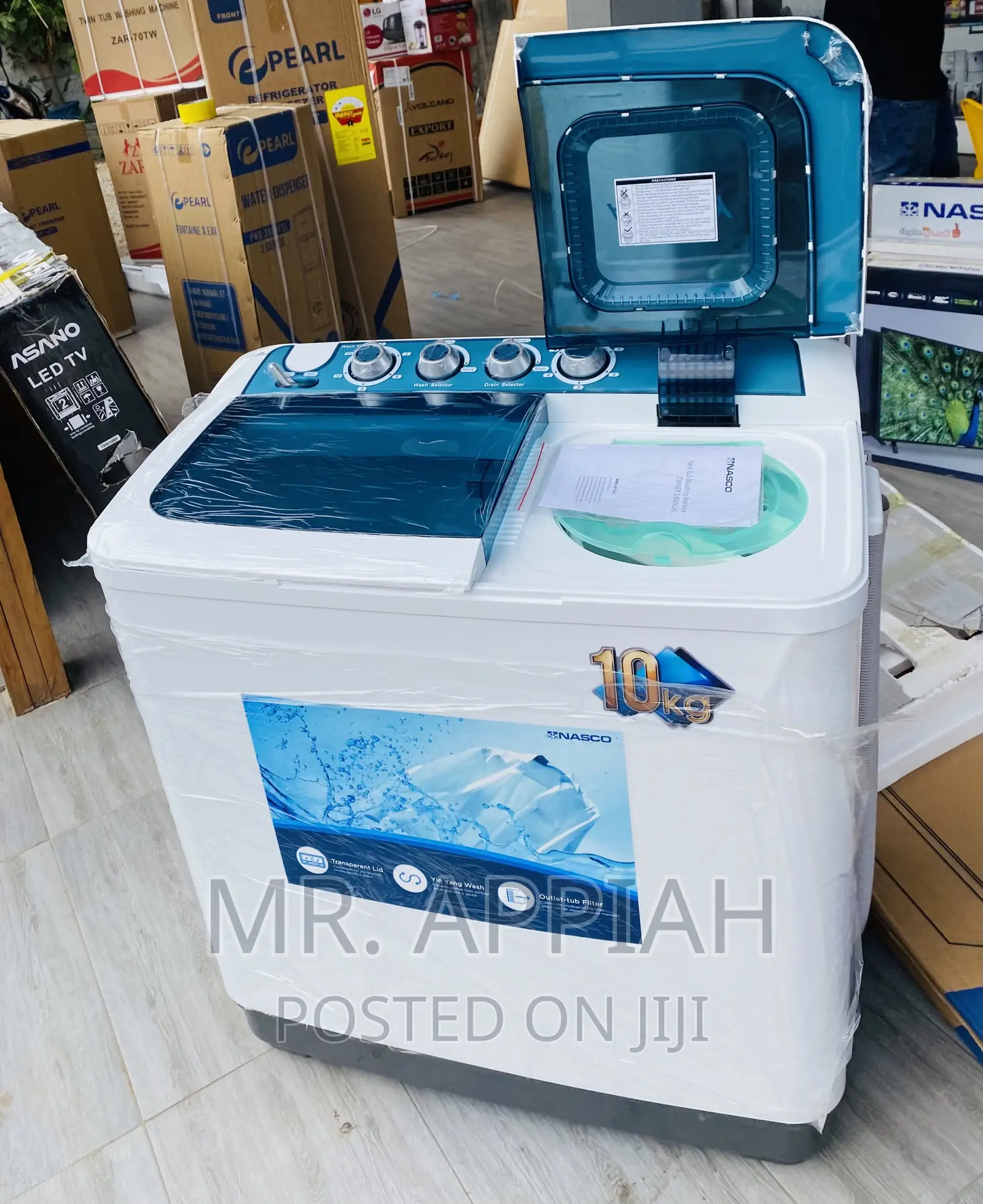 Purchase Classic Nasco 10kg Semi-Automatic Washing Machine.