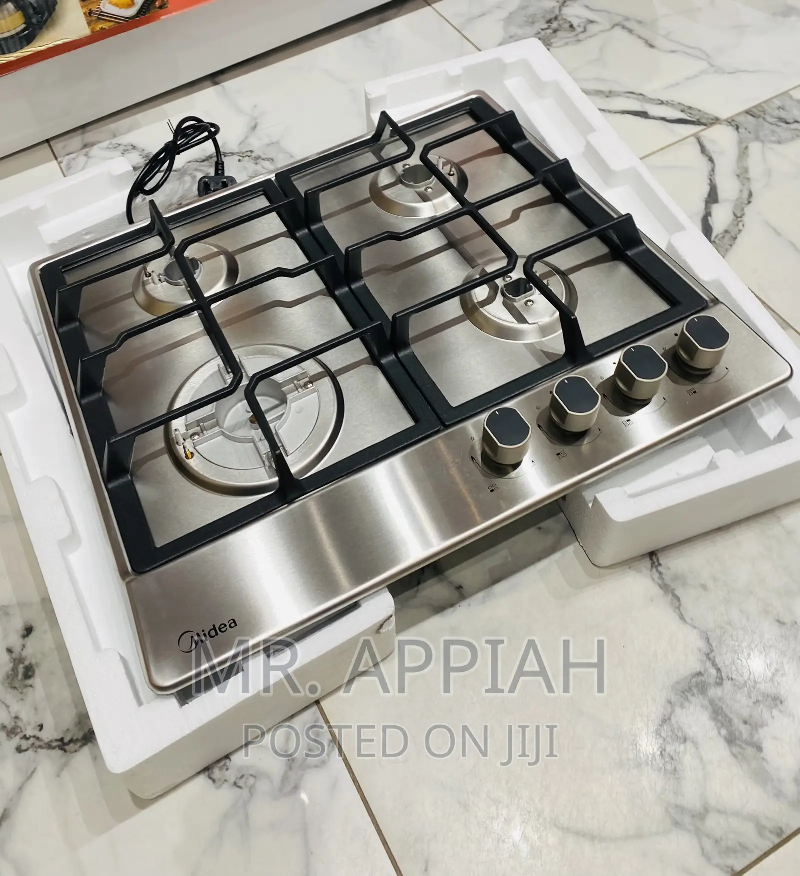 Shop Classic Midea 60G40ME 4 Gas in-Built Burner(Silver).