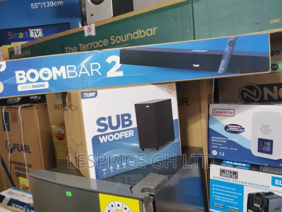 Turf Boom Bar 2- Energetic Sound Bar + Sub Woofer