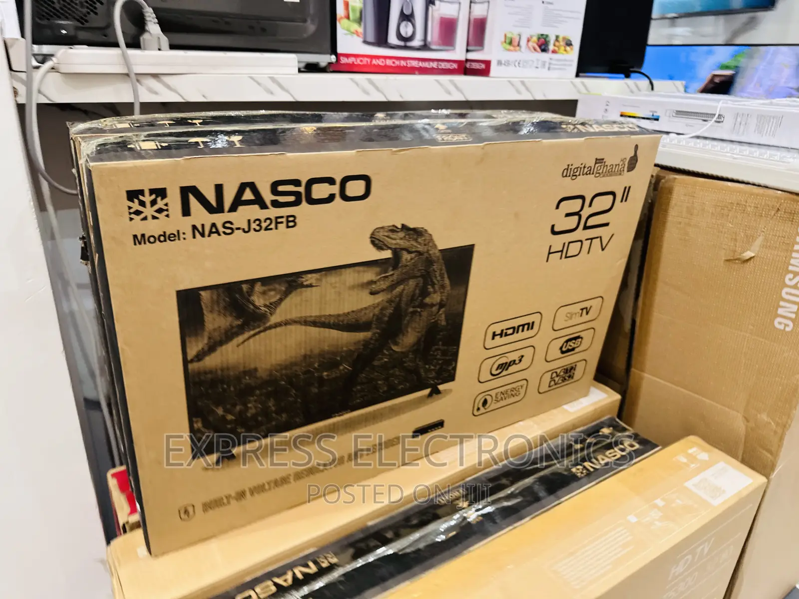 Crystal Clear FHD Satellite Digital Nasco 32”
