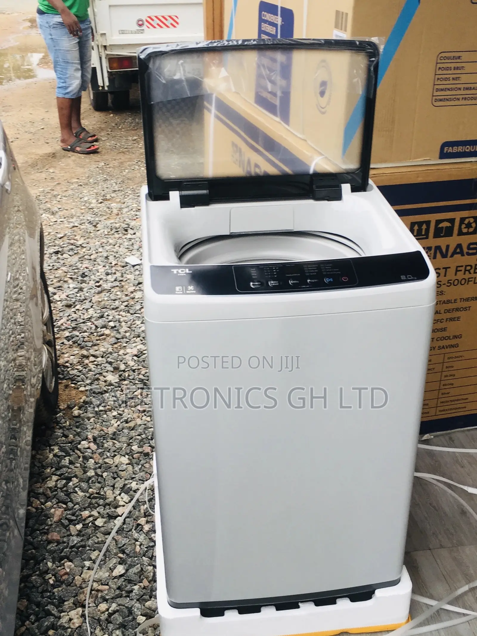 TCL Washingmachine Topload Semiautomatic 8kg Essential