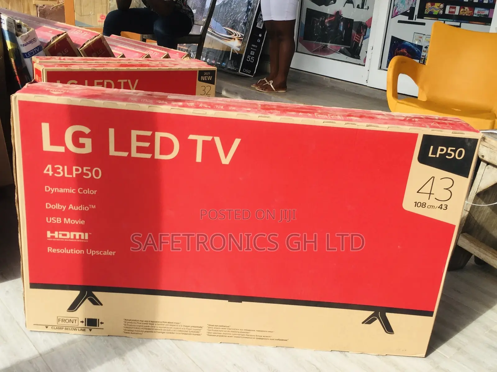 Led Glossy LG Electric 43 Inches Black LP50 Smart Tv 