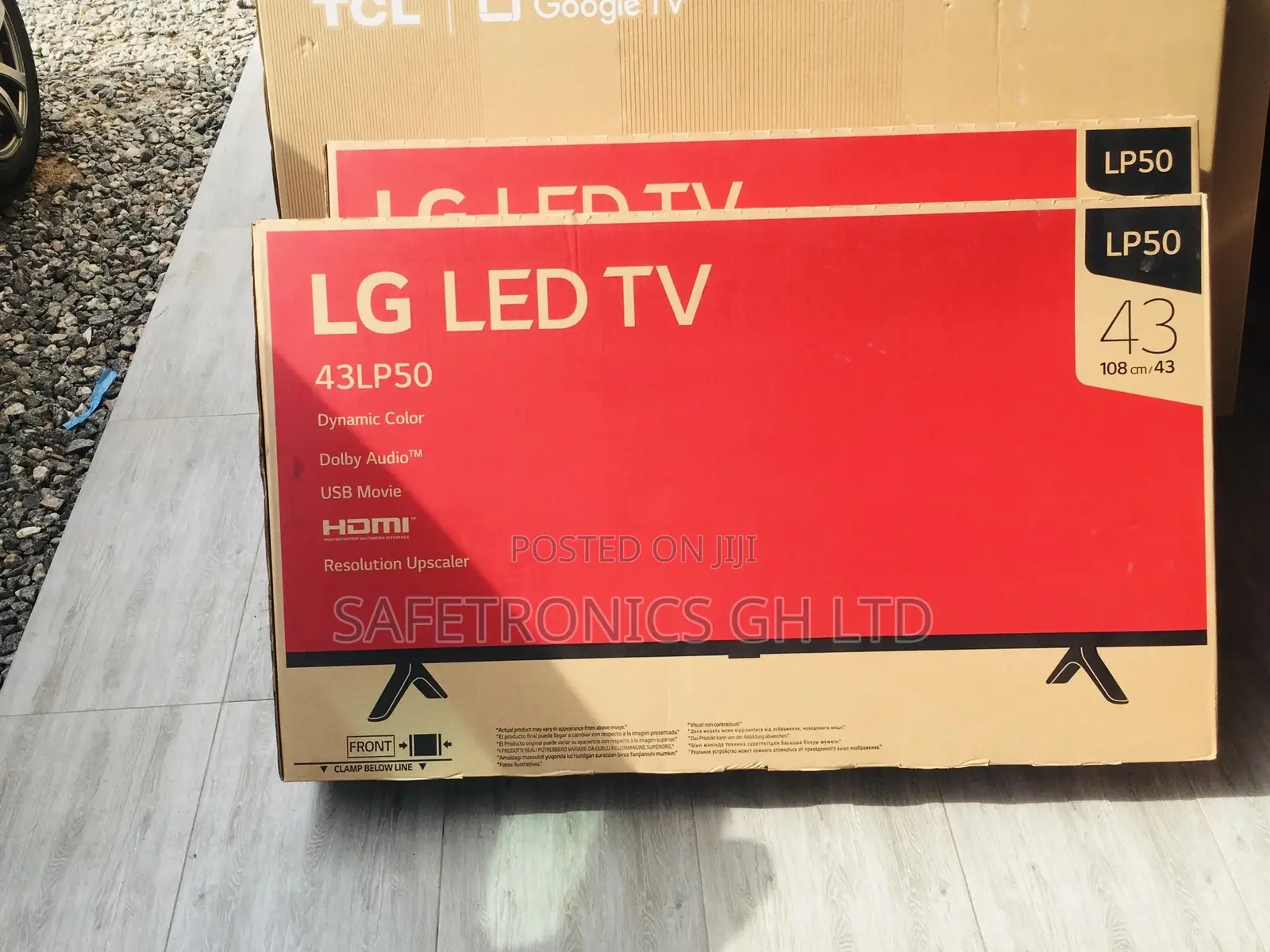Led Glossy LG Electric 43 Inches Black LP50 Smart Tv 