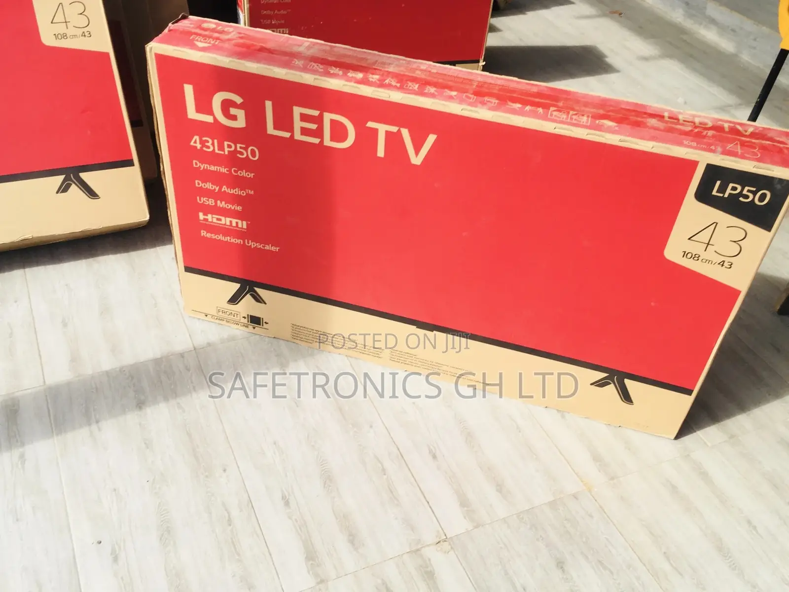 Black Electric  43 Inches LP50 Lg Smart LED Glossy Tv 
