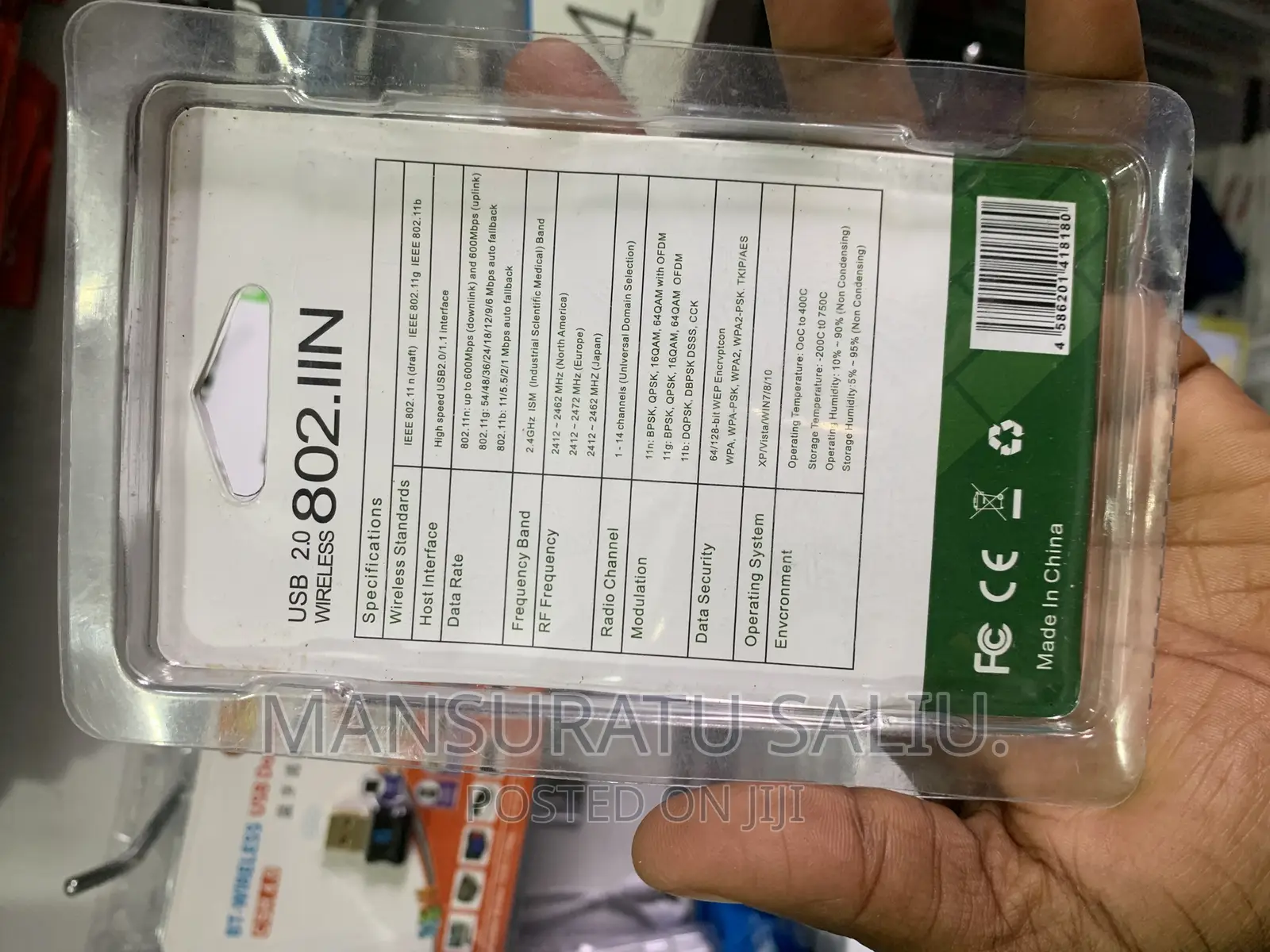Usb MBPS Wifi 600mbps 802.11n