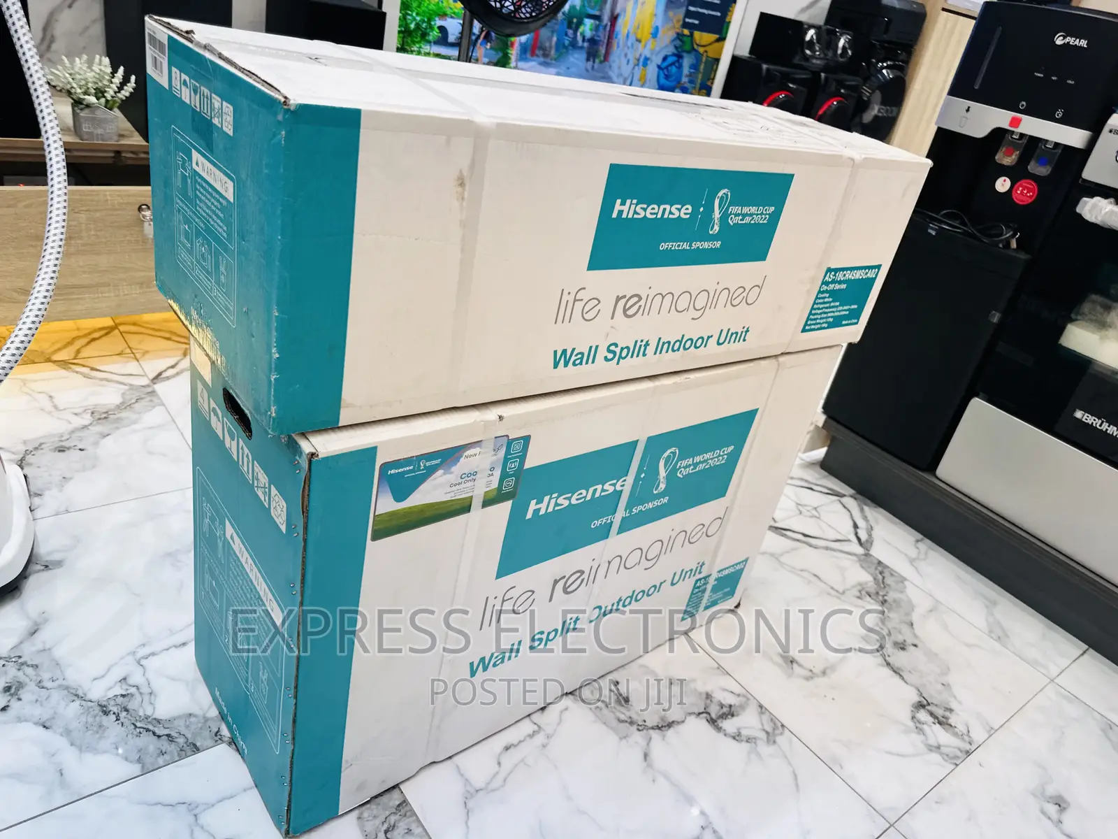 The Cleanest AC White Hisense Split R410 Gas 2.5hp