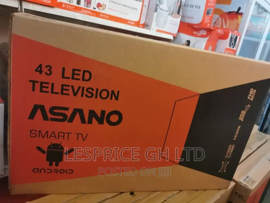 Asano 43” Smart Android Powerful Screen Tv