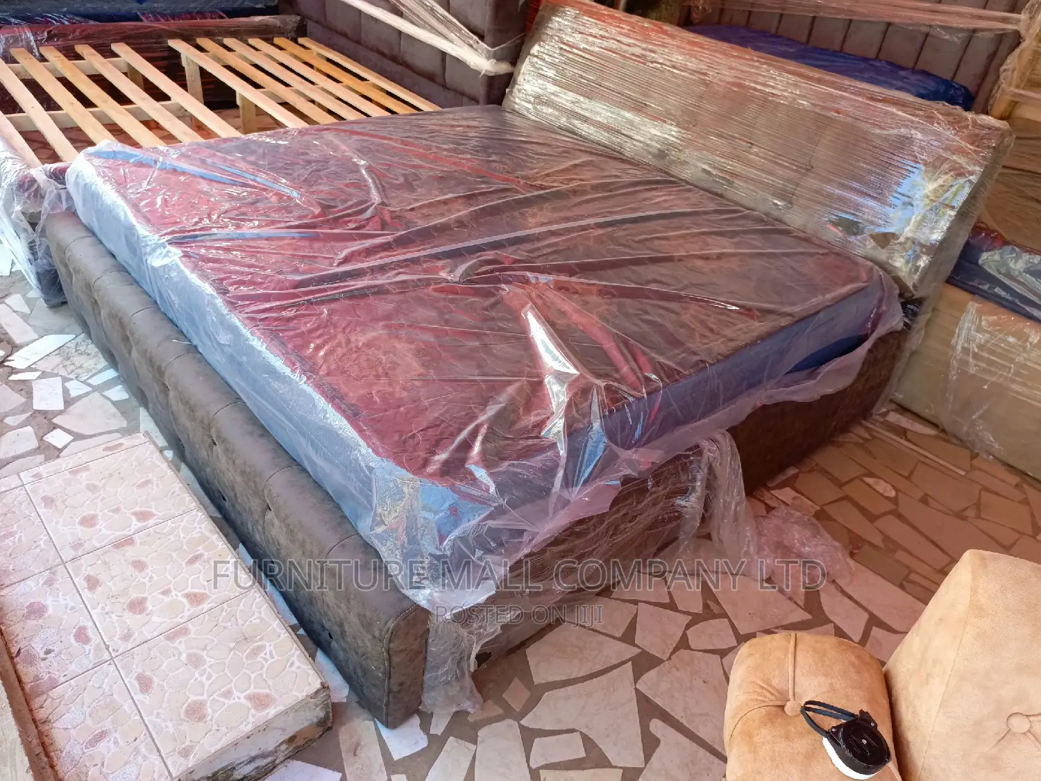Sweet Queen Size Bed With Mattress . Free Delivery
