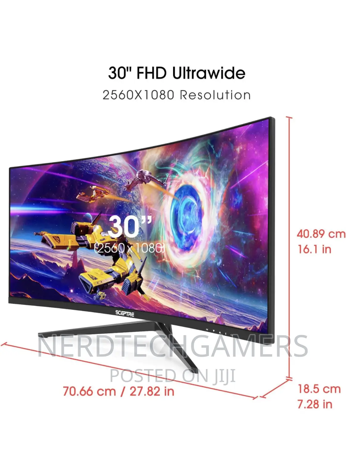 Sceptre 30-Inch Curved Ultrawide Monitor