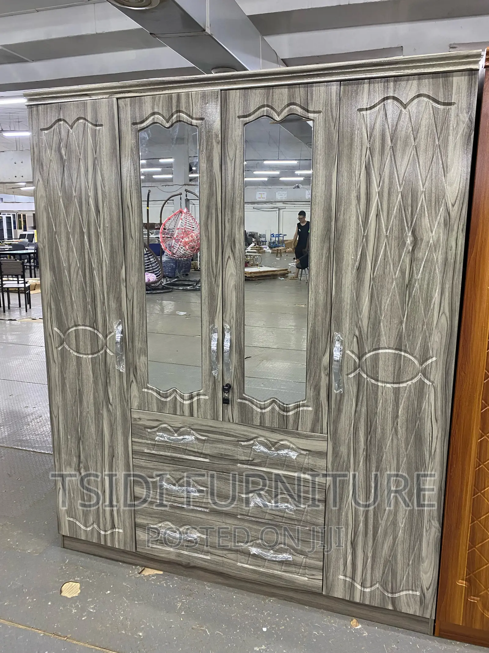 Classic Four Door Wardrobe