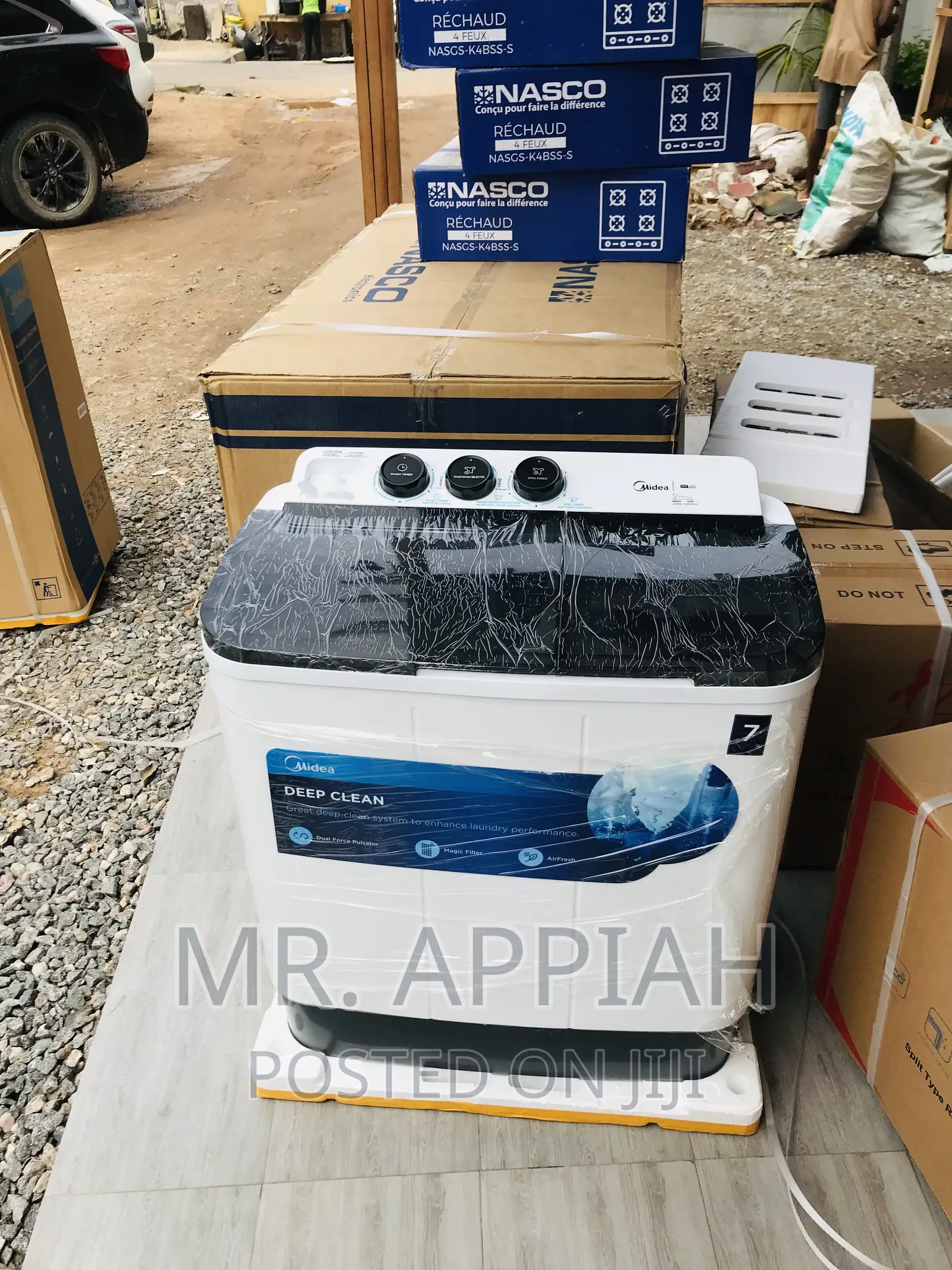Spin/Dry Midea 7kg Semi-Automatic Washingmachine + Spin Dry