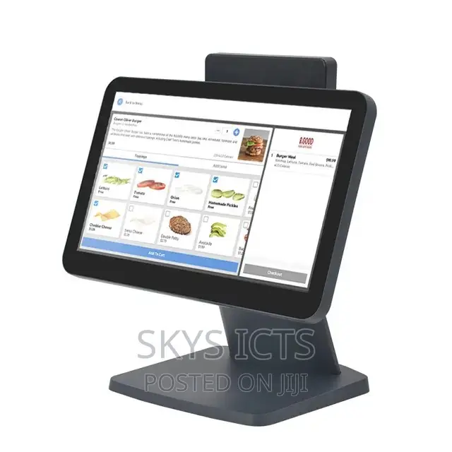Black Sleek Touch Screen Pos Computer
