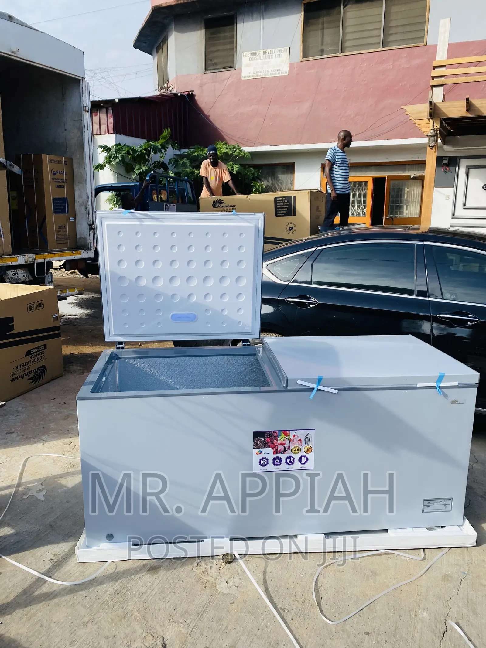 Energy Saving Rainbow RCF-6040 Electric Double Door Freezer