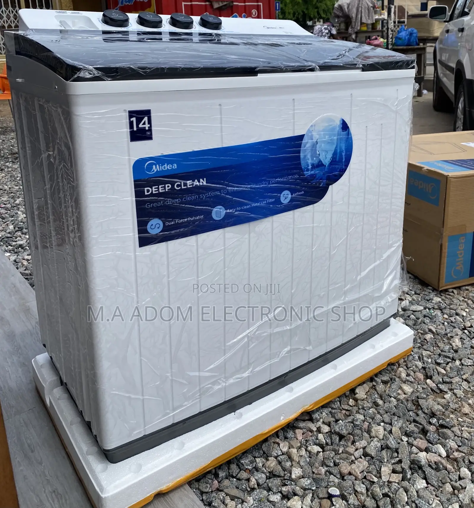 Purchase Classic Midea Semi-Automatic Washing Machine(14kg).