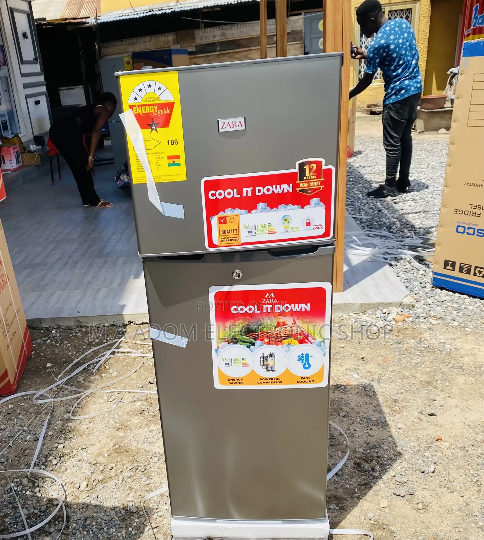 Shop Reliable Zara-20bf 2 Door Electric Refrigerator 