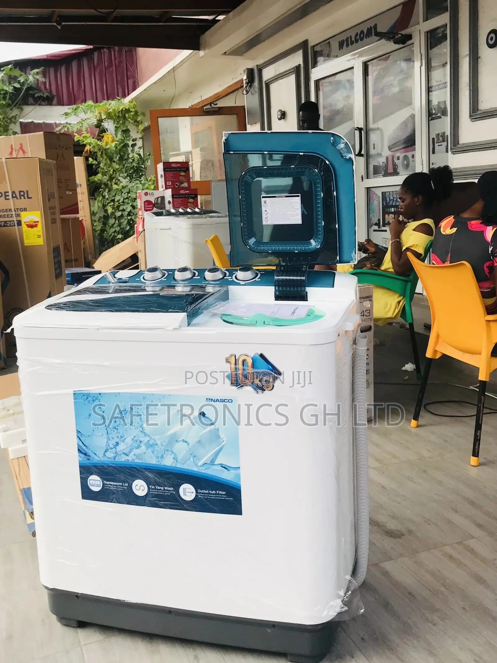 Washingmachine 10kg Topload Semiautomatic Nasco Sealed