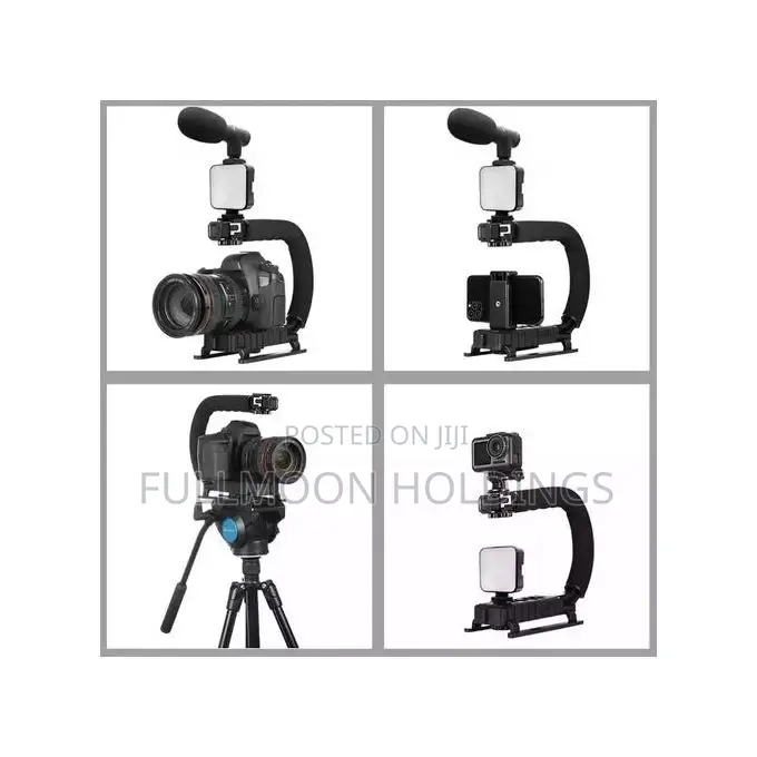 Vlogging Kit U-Shape Handheld Gimbal Blogging Kit All in One