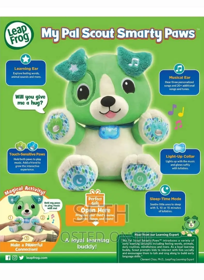 Children Kids Leapfrog My Pal Scout Smarty Paws