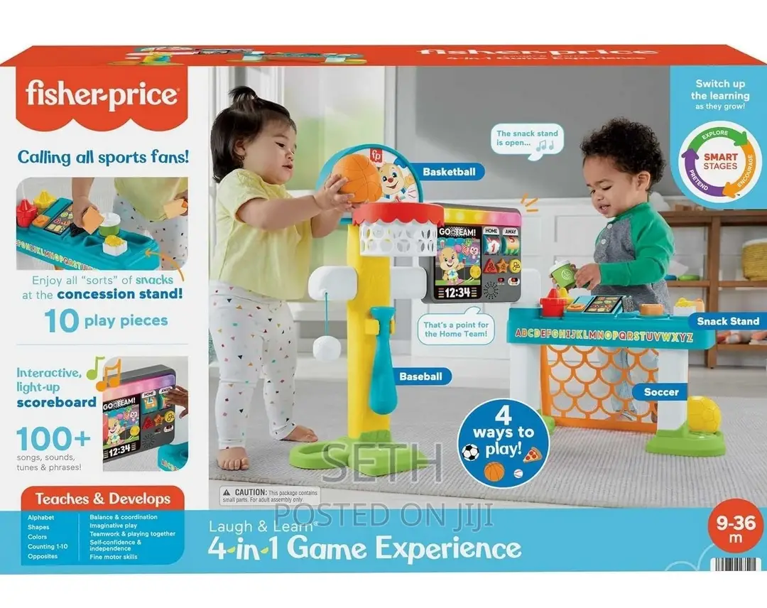 Children Kids Fisher-Price 4-in-1 Game Experience