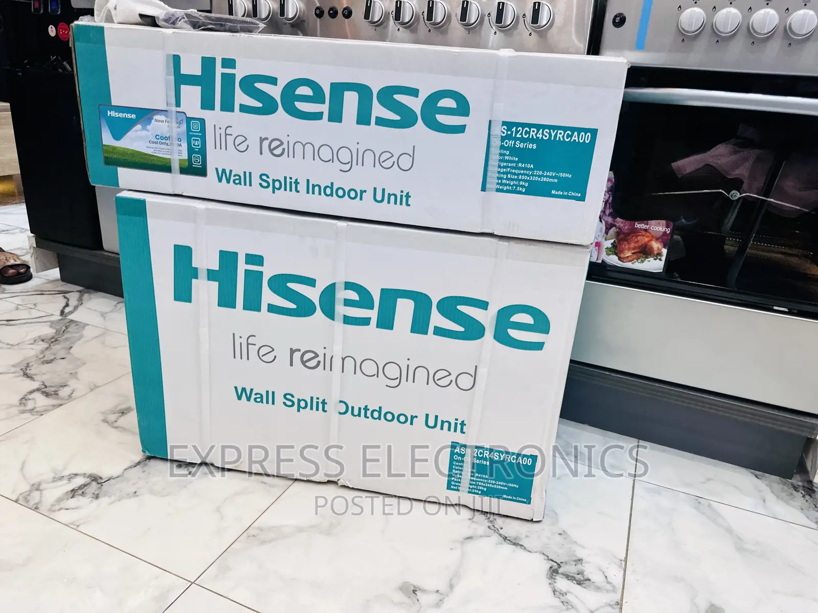 Fastest Split Airflow Hisense AC 2.5hp R410 Gas