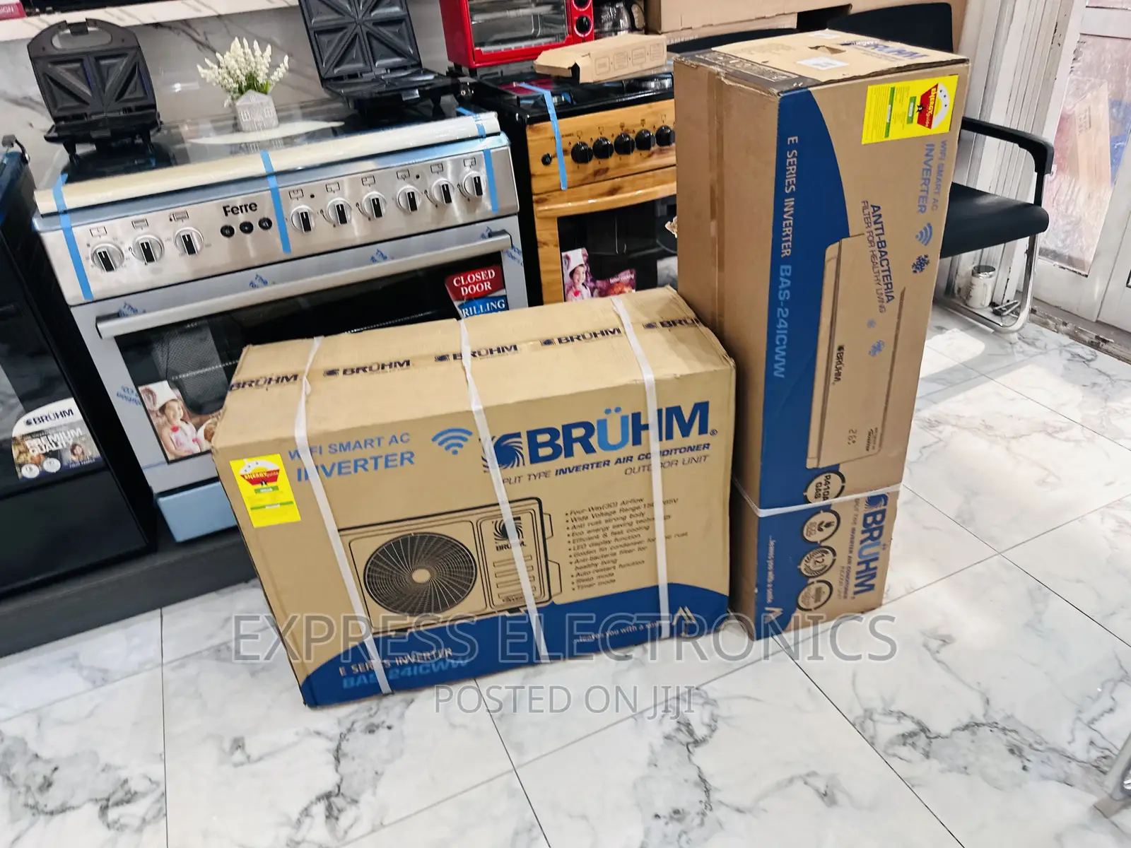 Washable Filter Bruhm Inverter Split 2.5hp AC White