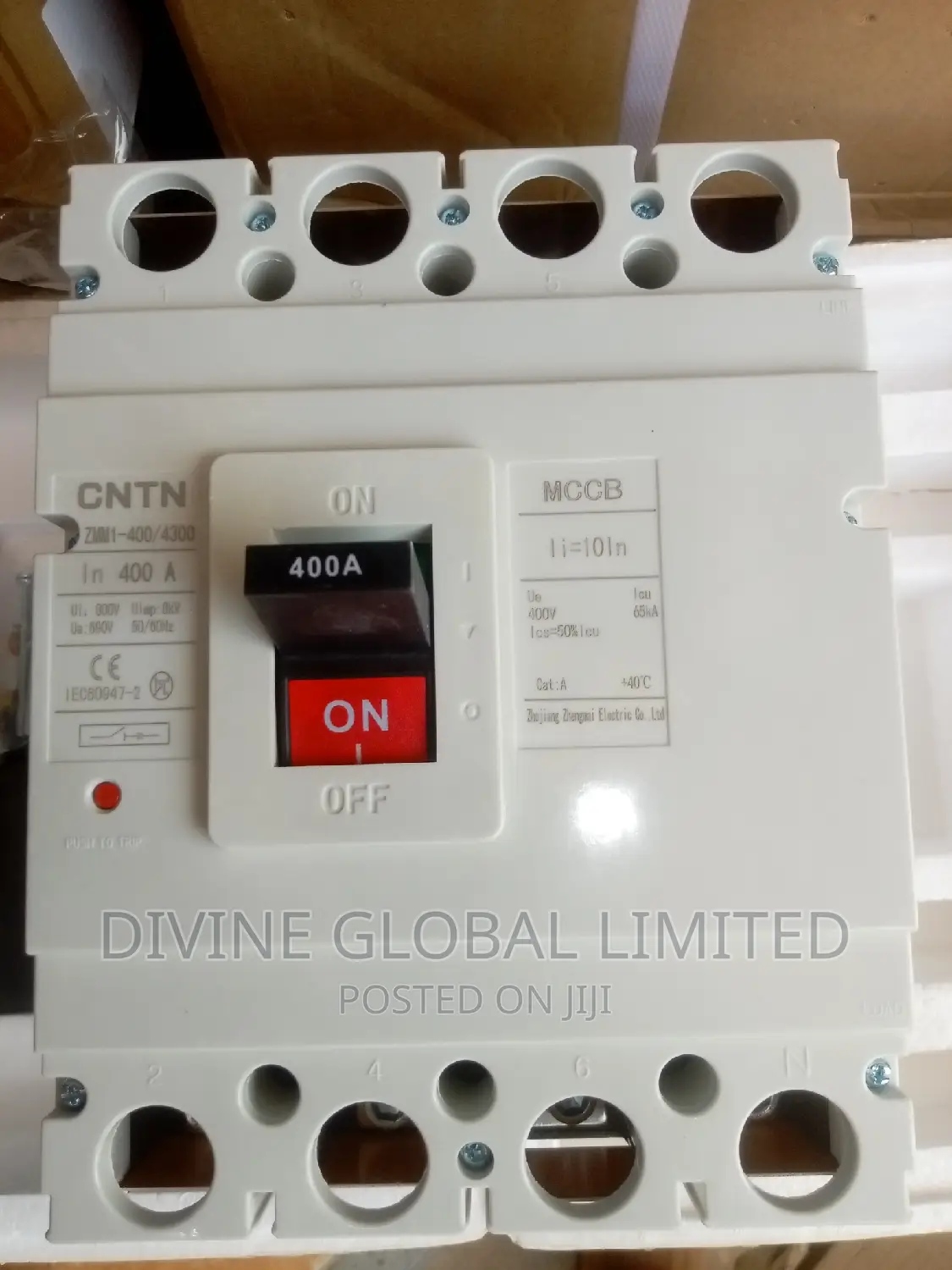 400a 4pole McCb Circuit Breaker