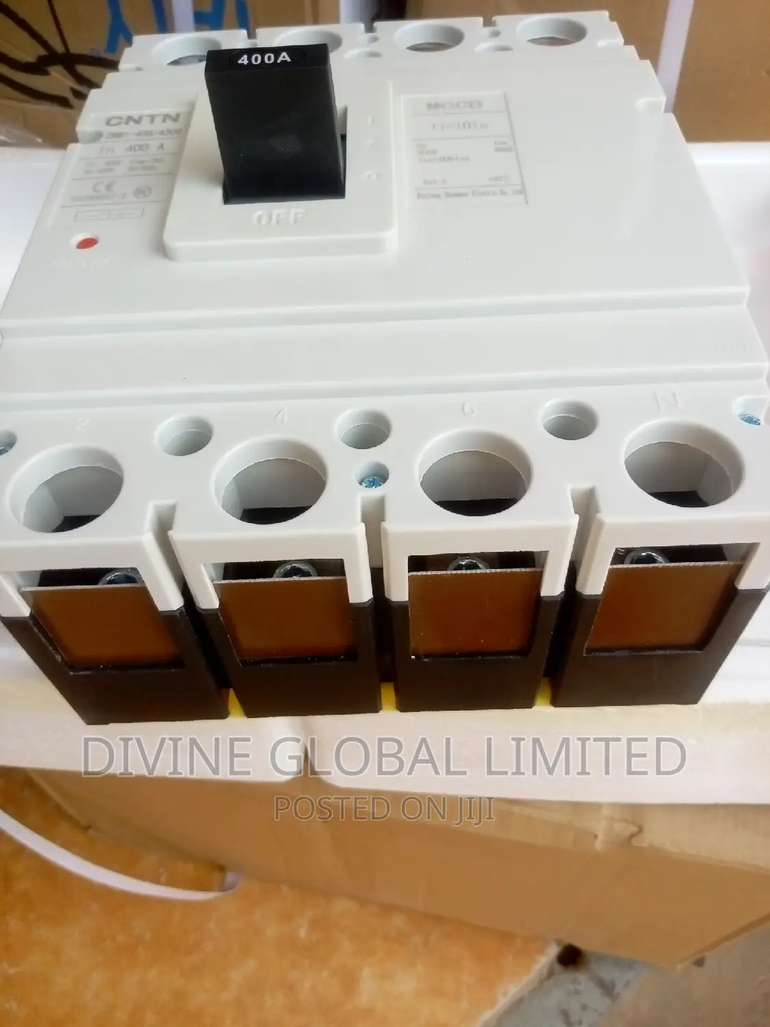 400a 4pole McCb Circuit Breaker