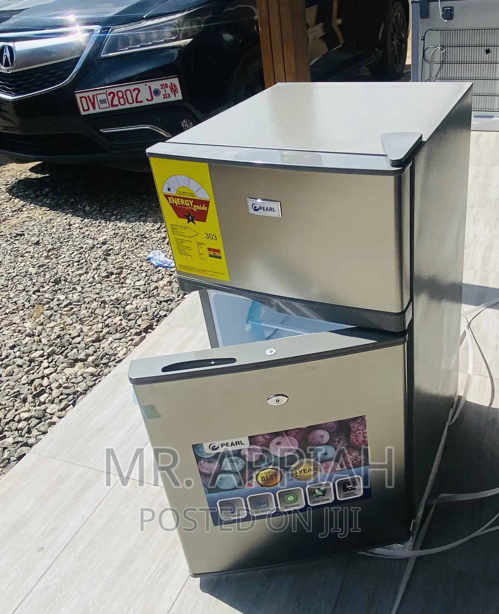 Super Cooling Pearl PF-10T Electric 2 Door Fridge(Gray).