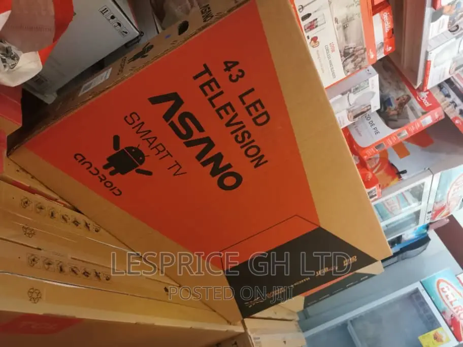 Asano 43” Smart Ok Google-Strong TV