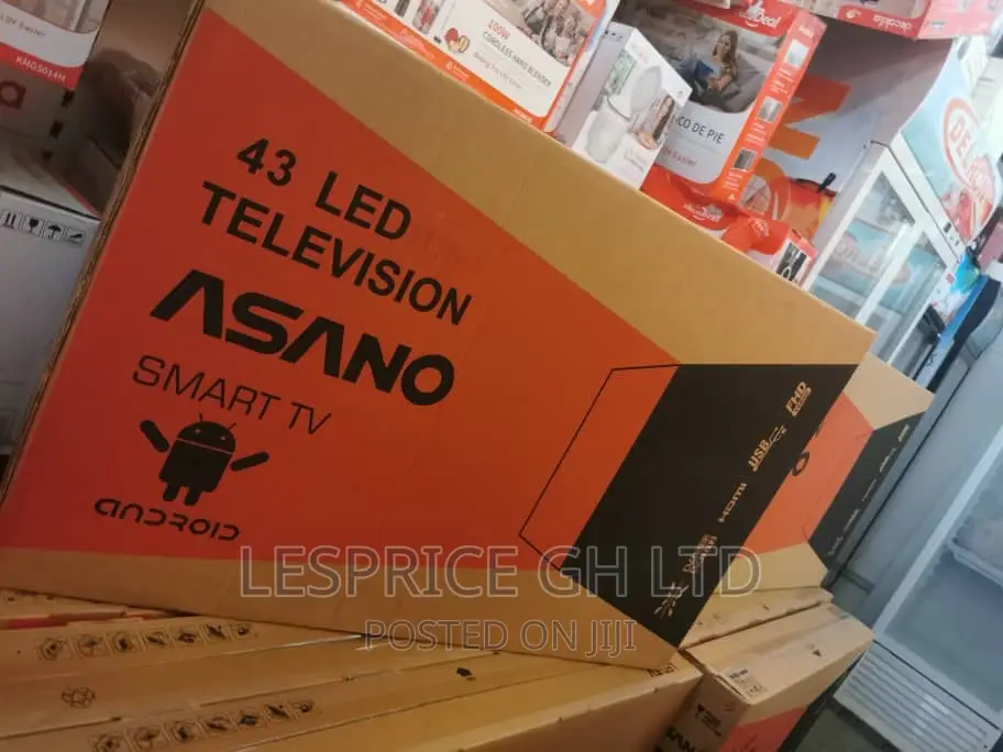 Asano 43” Smart Android Brand New TV