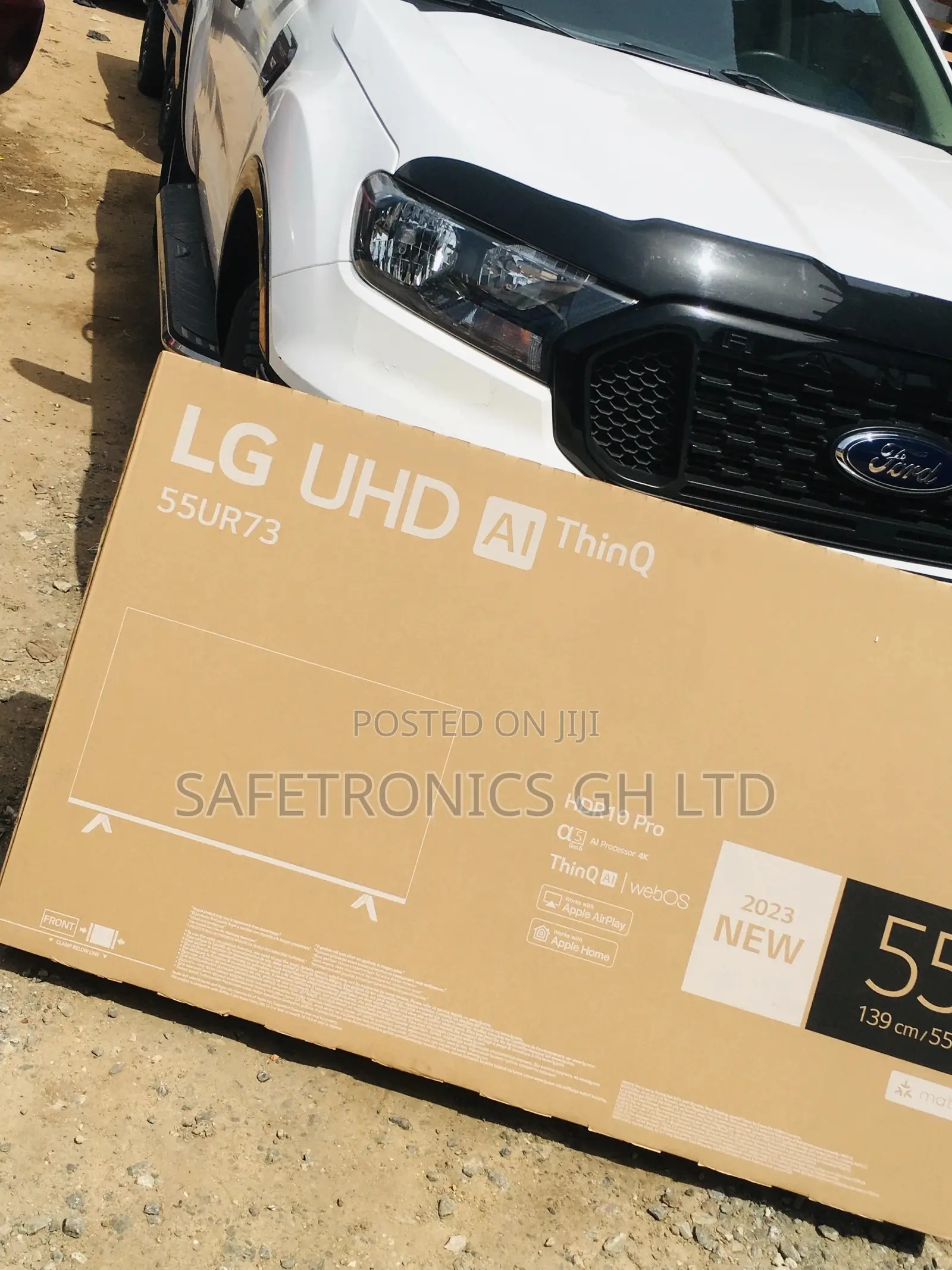 Uhd Led Smart Ur80 Lg Electric Black 55 Inches Glossy Tv
