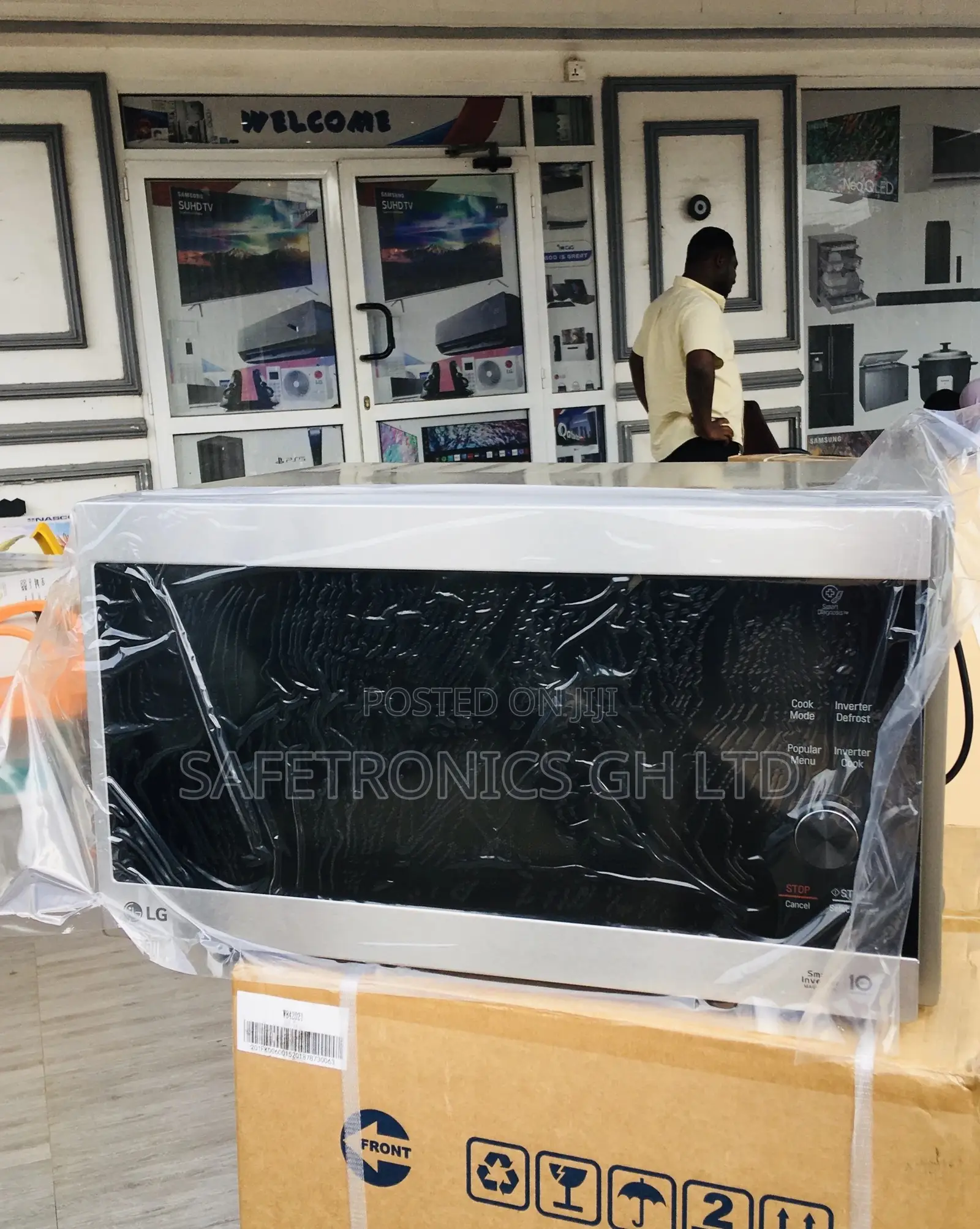 Mh8265dis Lg 42 Liters Microwave Countertop Black/Sliver