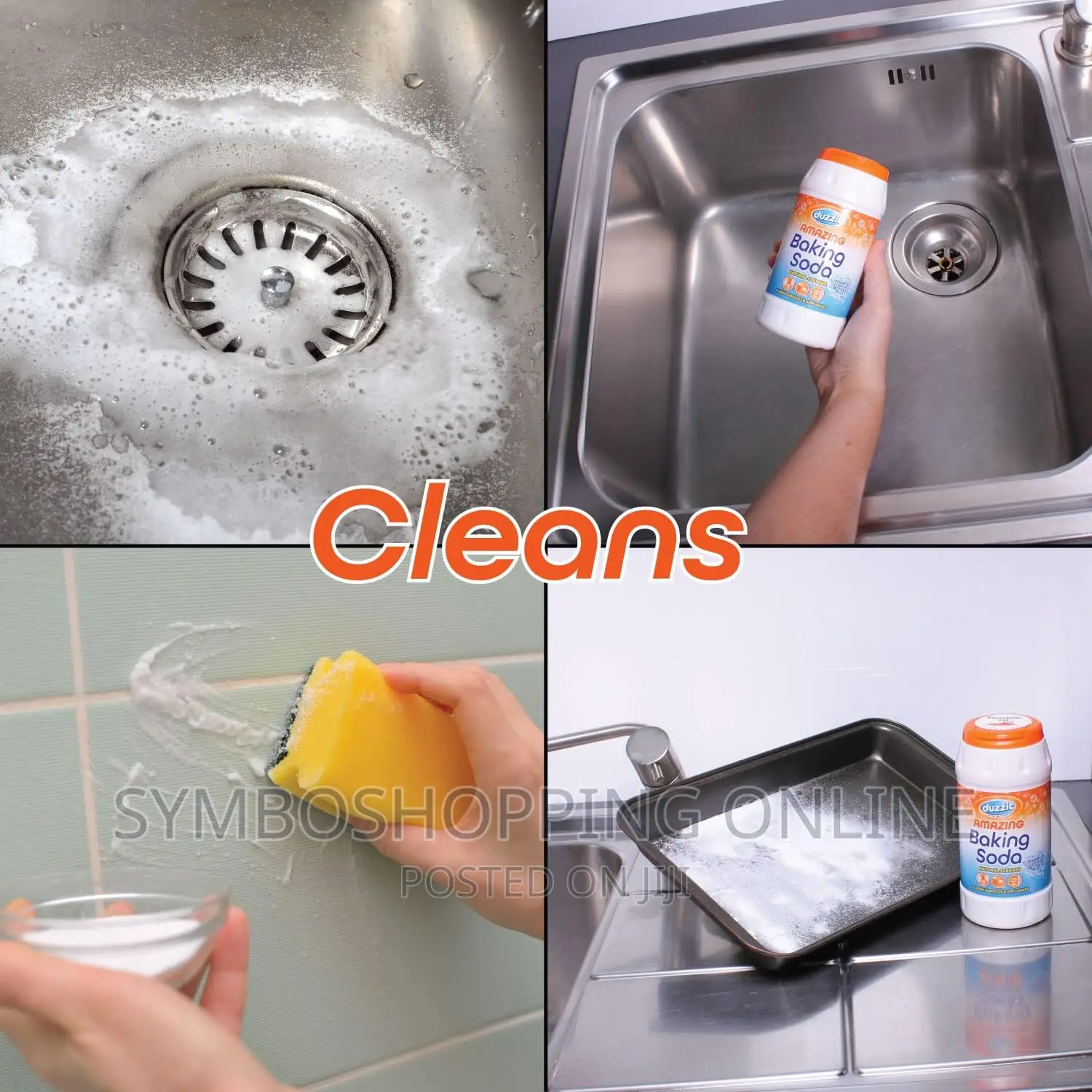 Duzzit Amazing Baking Soda Multi Purpose Cleaner, 500g