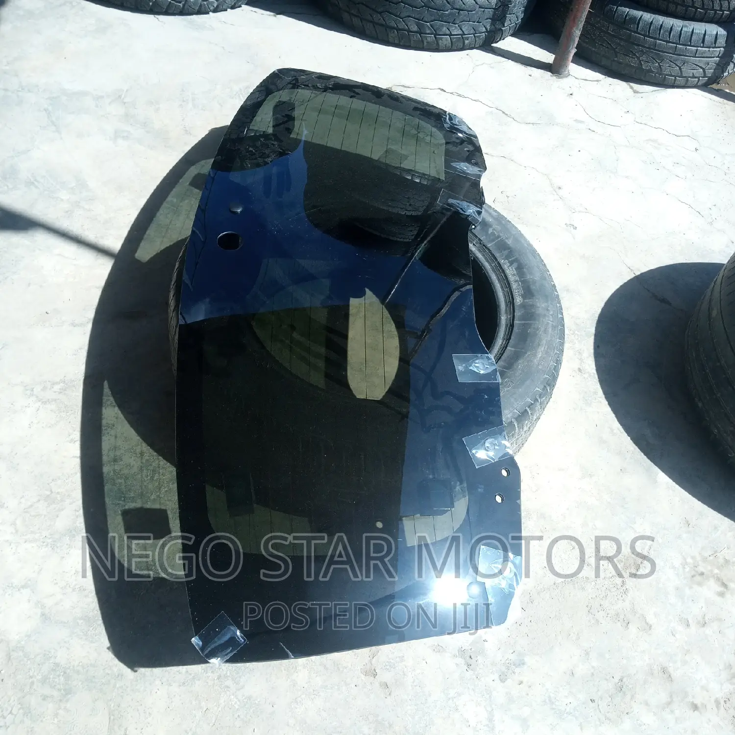 Toyota Highlander 2013 Back Glass Tinted