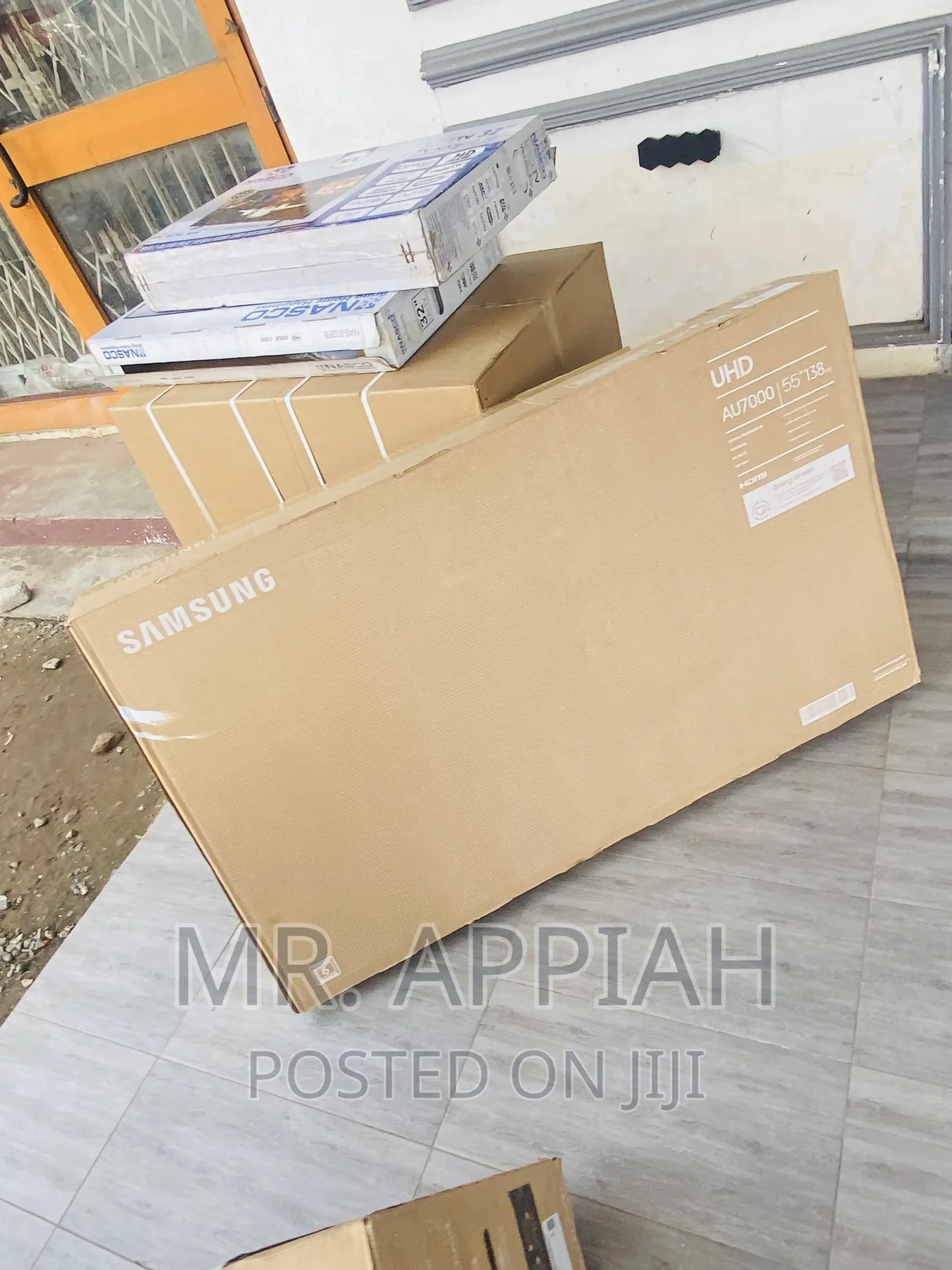 Highly Energy Saving Samsung 55au7000 55” Uhd Tv,Black.