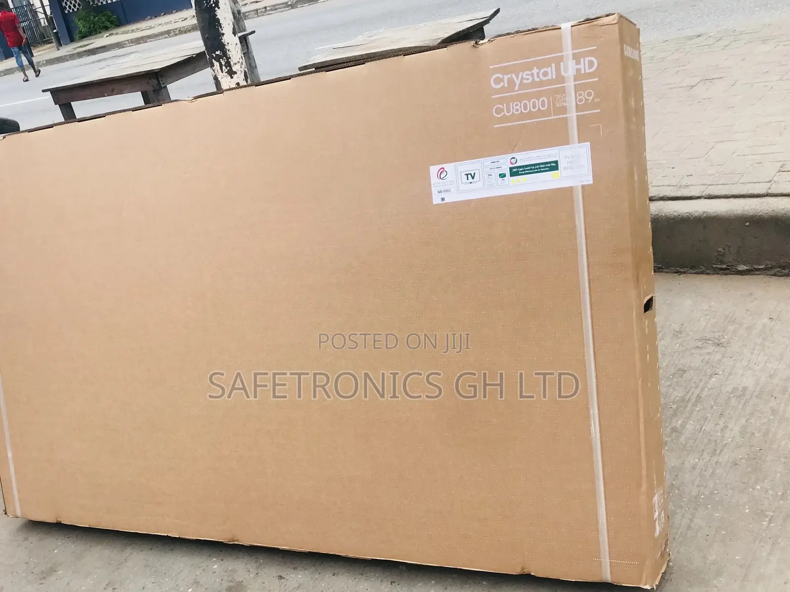 Smart CU80 UHD Samsung 75 Inches Glossy LED Black Tv 