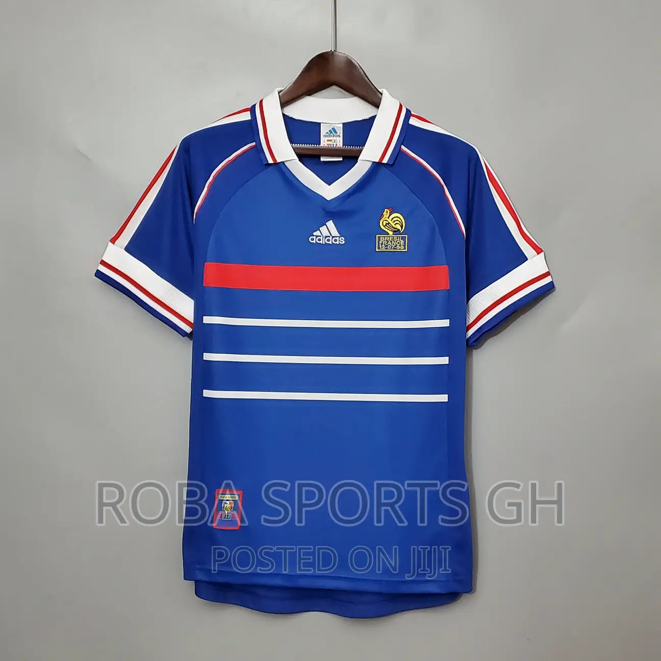 1998 France Retro Home Jersey
