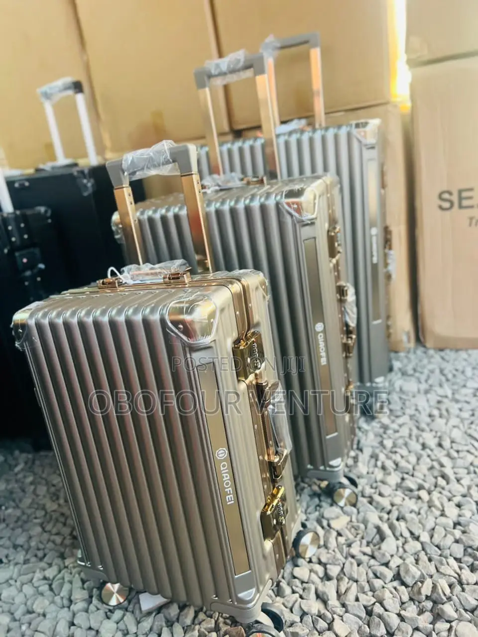 3in1 Zipless Anticrake Luxury Designer Luggage  024 30764