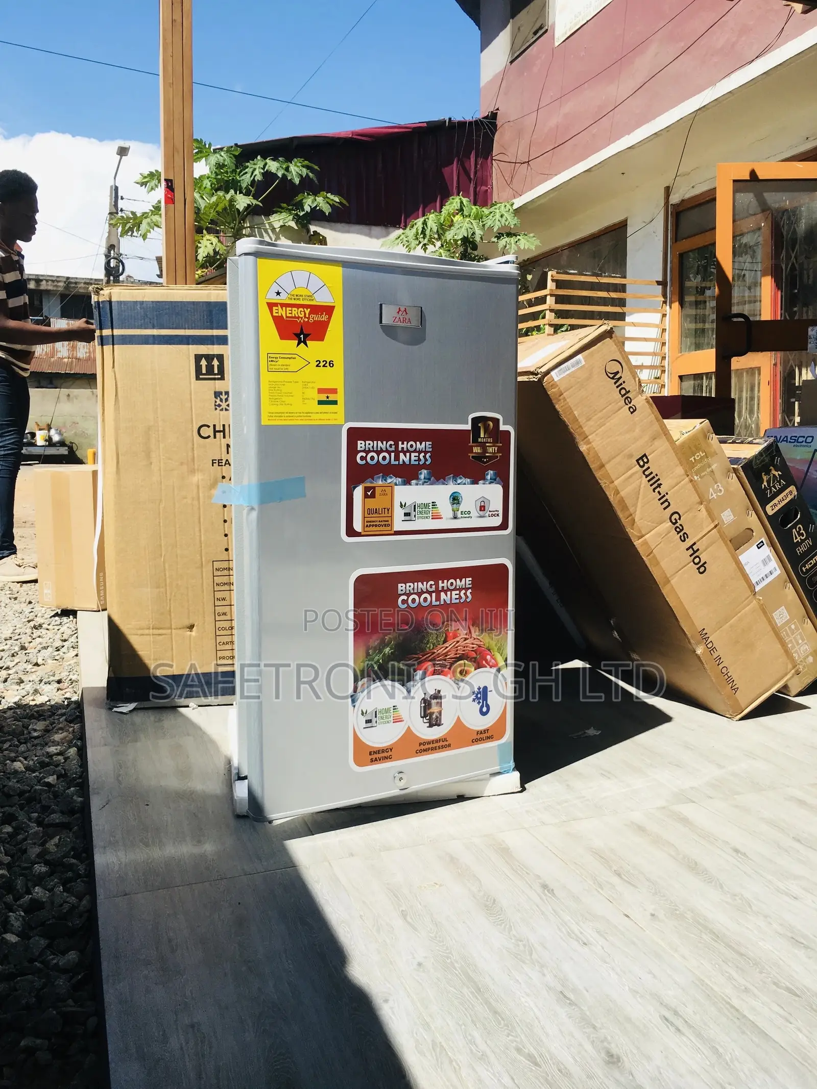 Topfreezer Singledoor Zara-11sd Tabletop 82 Liters Fridge