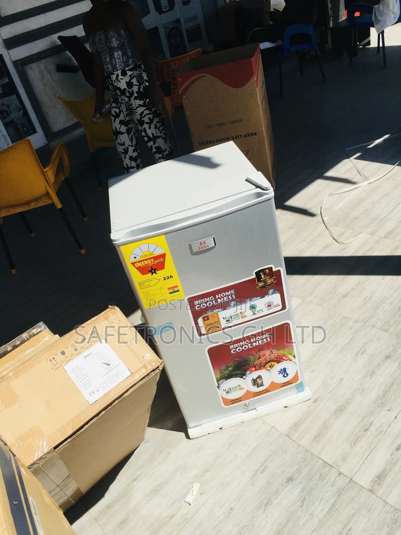 Singledoor Topfreezer Zara-11sd 82 Liter Tabletop Fridge 