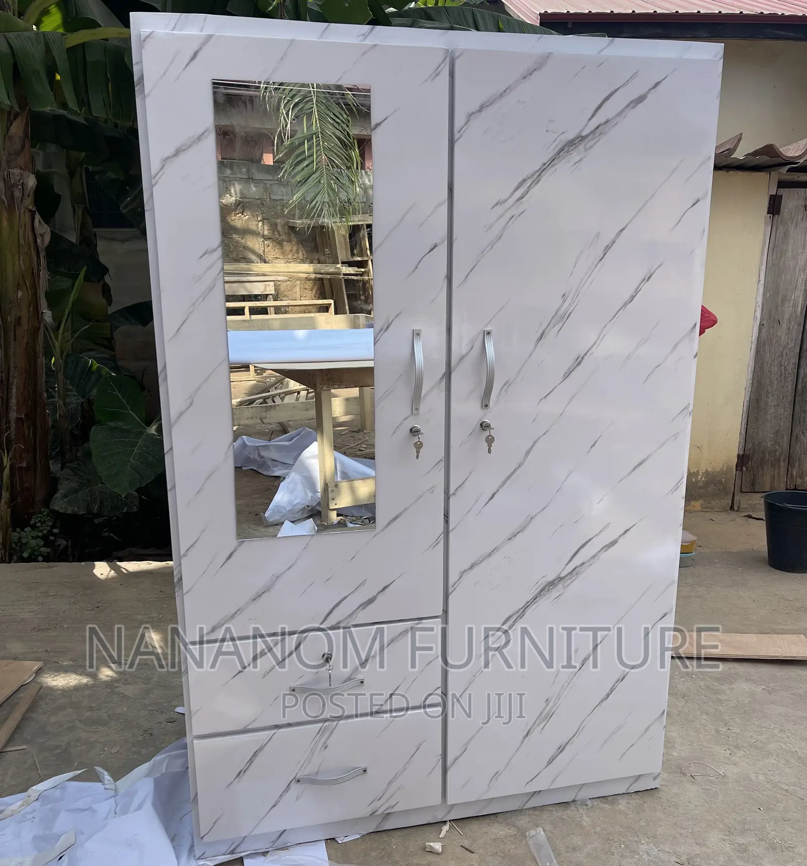 Double Door Wardrobe Available