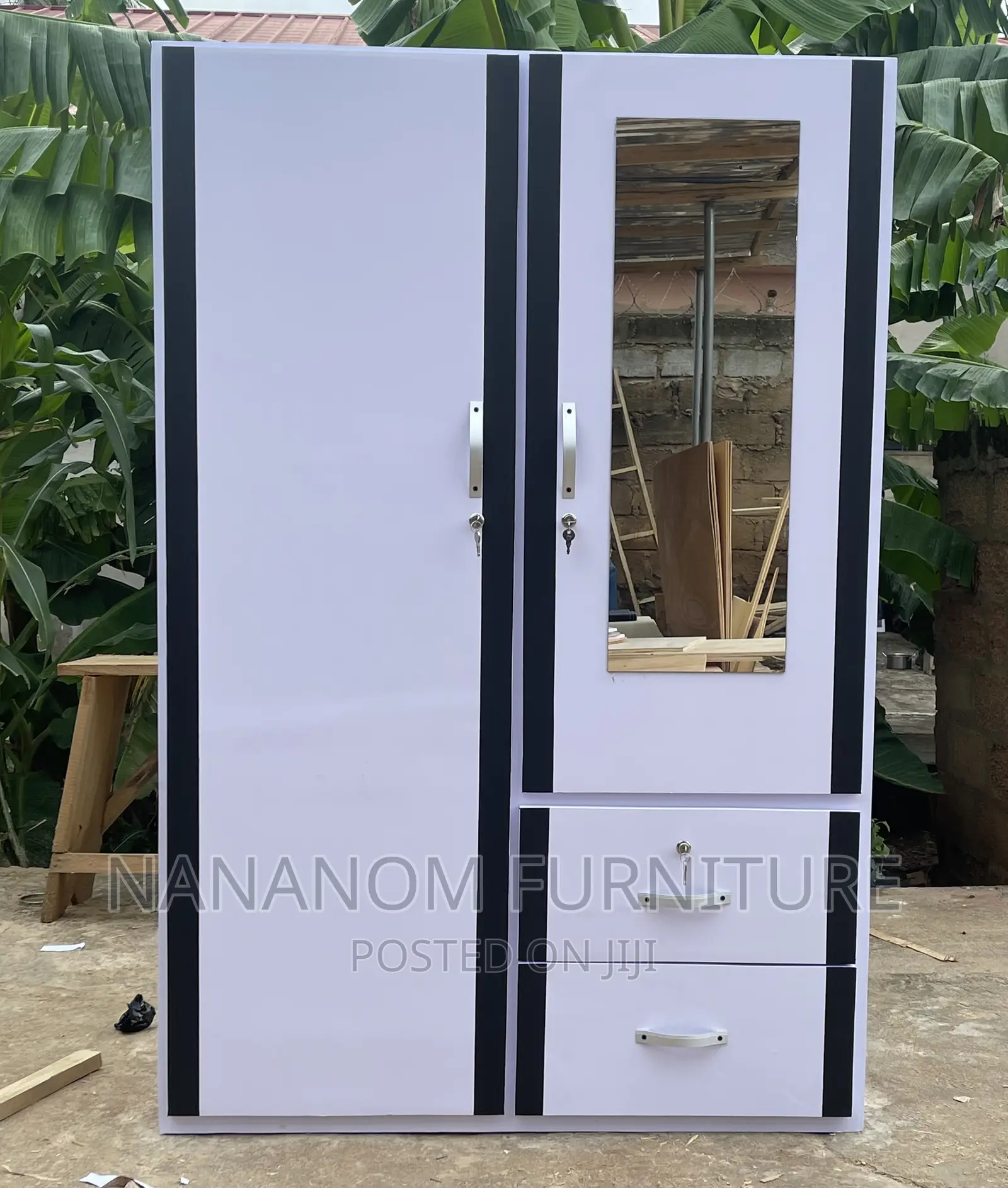 Double Door Wardrobe Available