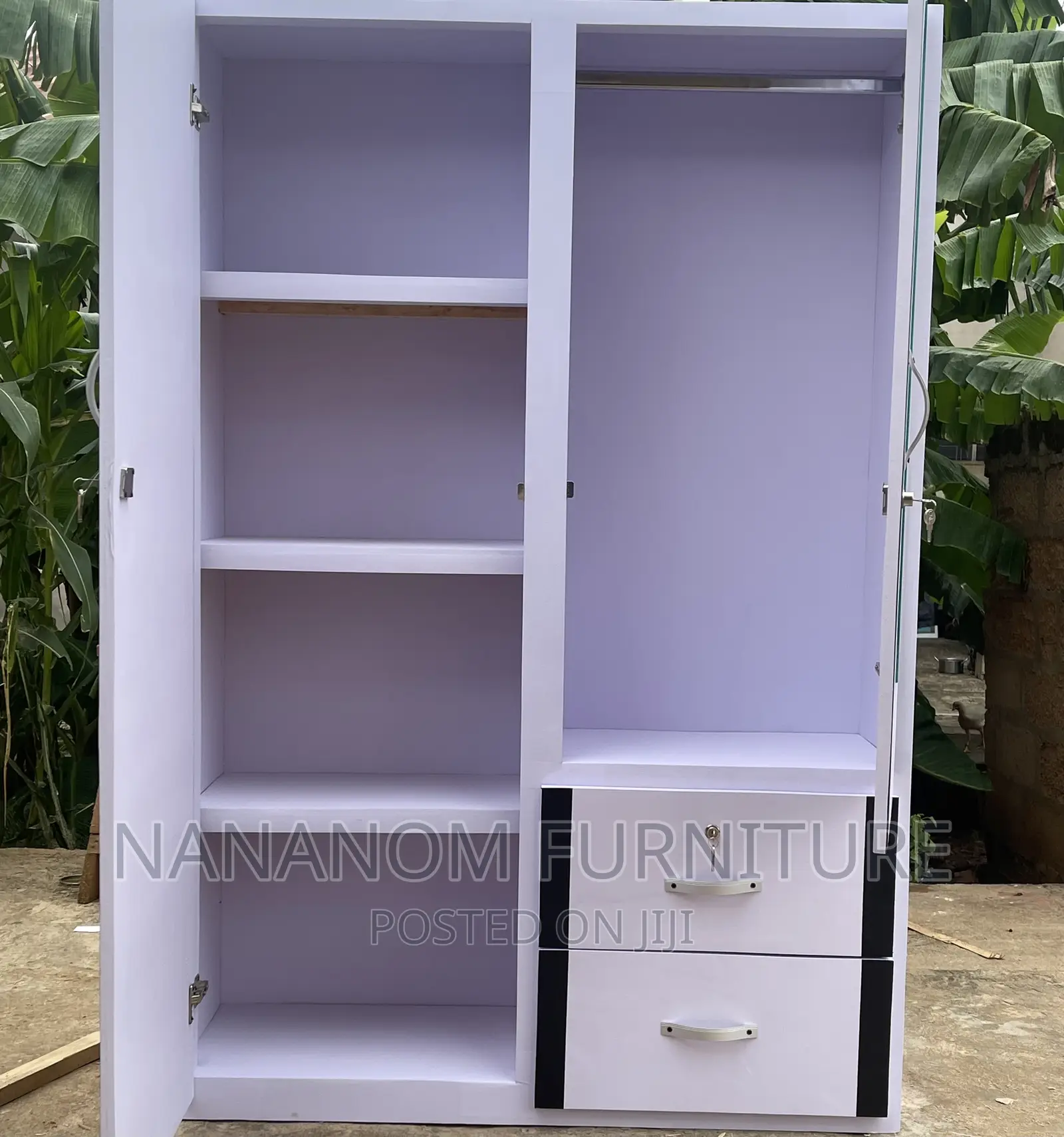Double Door Wardrobe Available