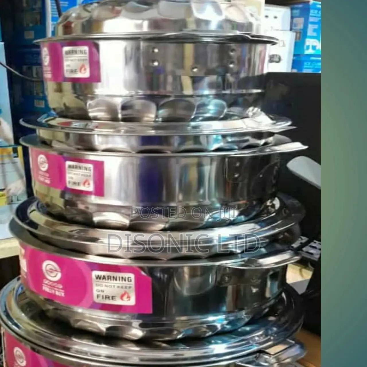 4 Set Stainless Steel Food Warmers