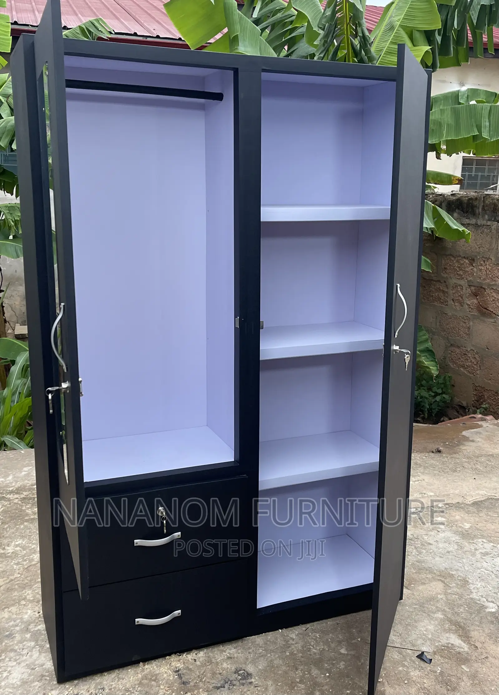 Double Door Wardrobe Available Now Free Delivery