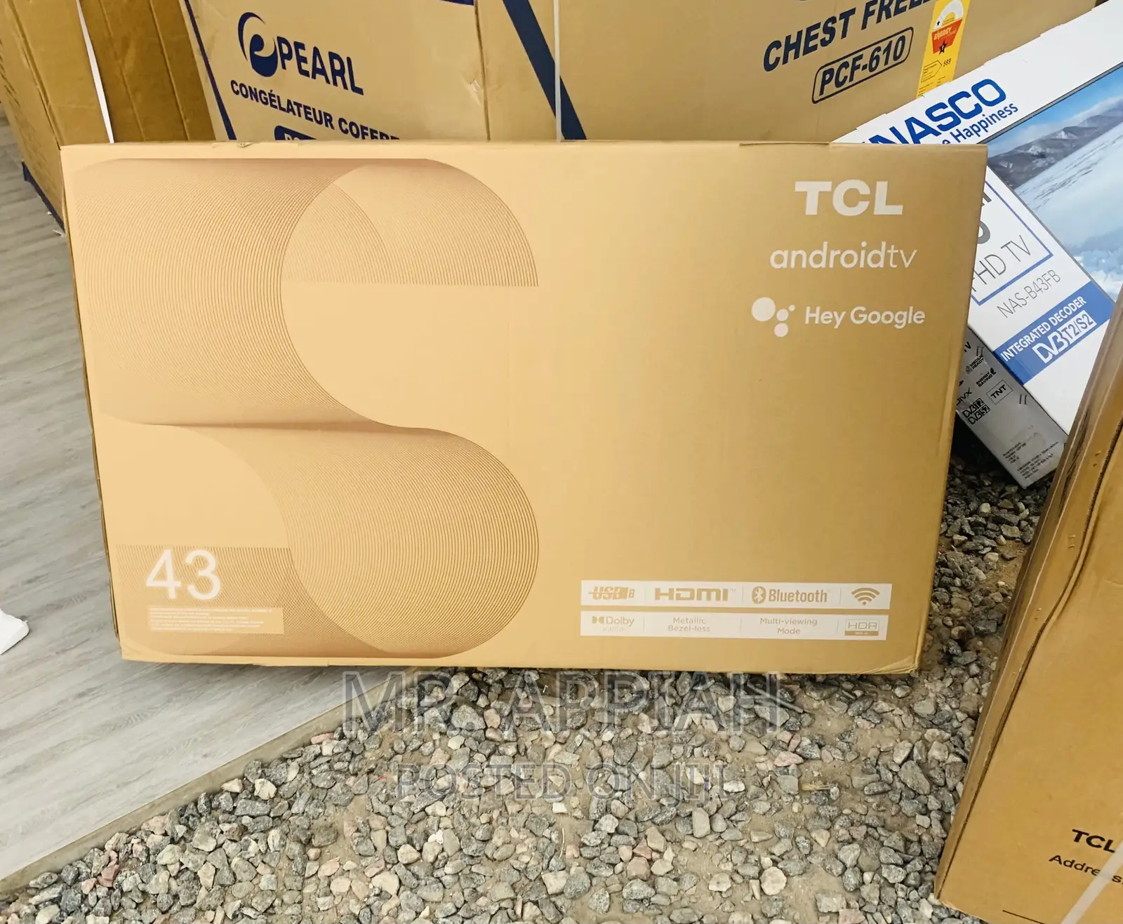 Shop Quality TCL(43s5400)43” HDR Google Smart Tv,Black