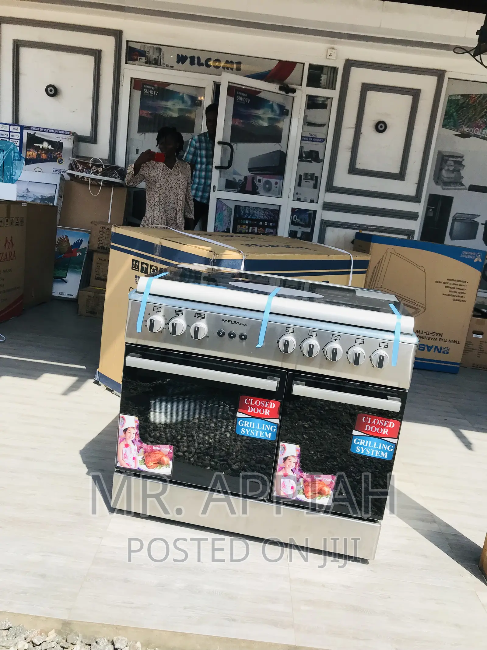 Shop Adorable Midea 60x90 5 Gas Burner With Oven With Oven.
