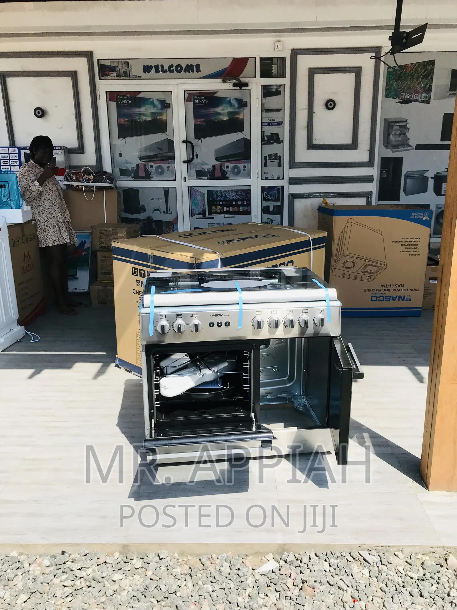 Shop Classic Midea 5 Gas Burner With Oven and Grill.