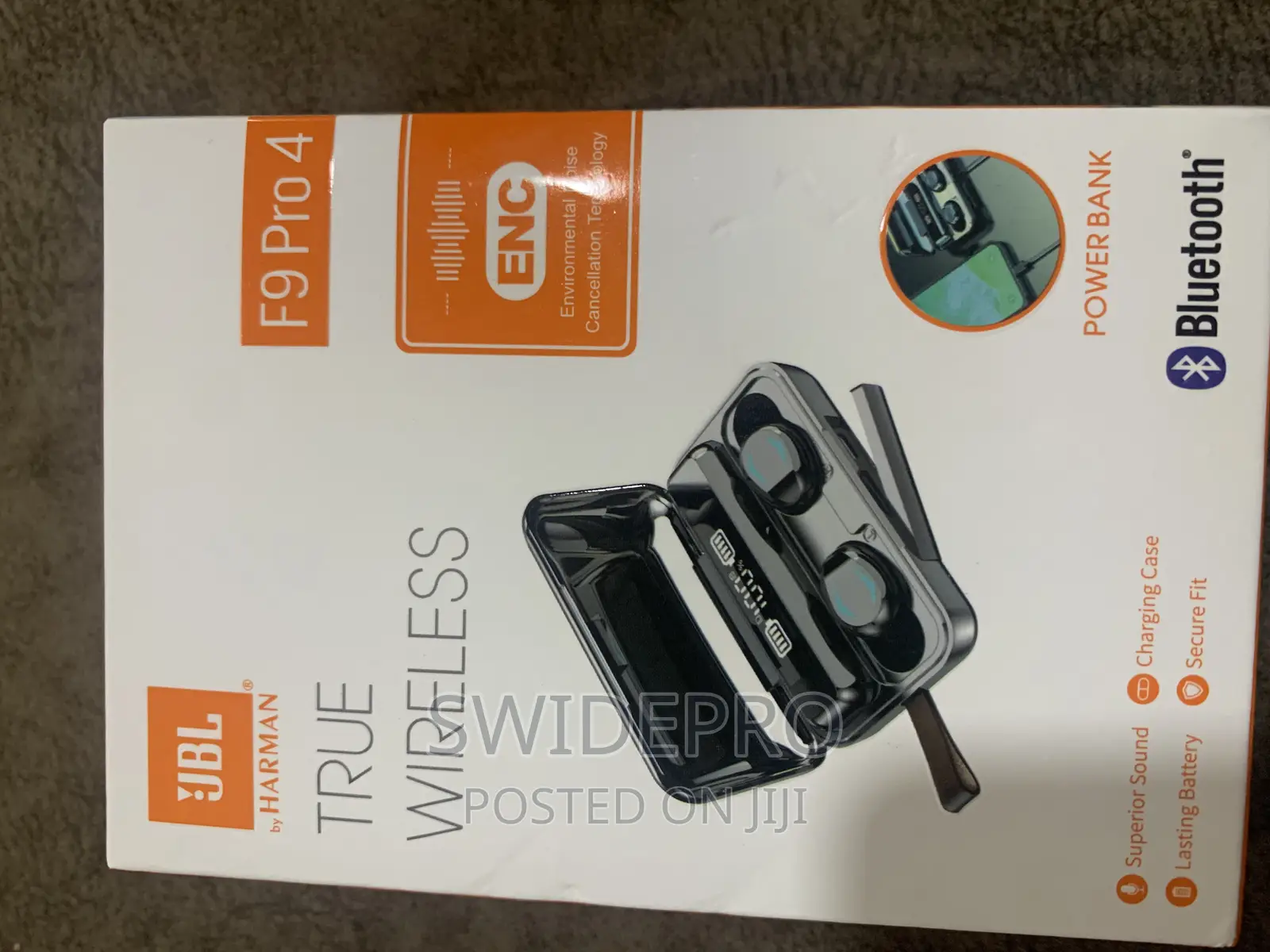 JBL F9 Pro Earbuds With Power Bank Case